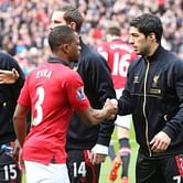 Manchester United defender Patrice Evra voted Liverpool’s Luis Suarez as PFA Player of the Year