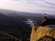 Rock Climbing. Hampi