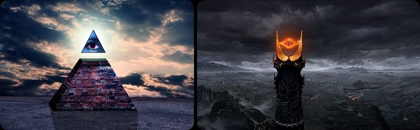Sauron&#039;s Eye from the movie 