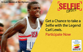 A selfie while training for TCS World 10K Bangalore could help you meet Carl Lewis