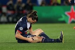 PSG striker Zlatan Ibrahimovic set to miss 4-6 weeks due to hamstring injury