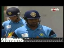 Video: Sachin Tendulkar bowled by a superb delivery