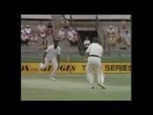 Video: Geoff Lawson hit-wicket twice, still not given out by umpire