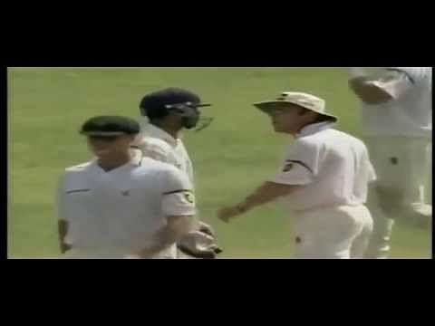 Video: Michael Slater abuses Rahul Dravid after taking a bump catch