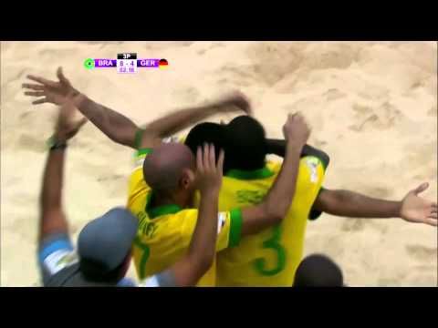 Bruno Xavier scores one of the greatest Beach football goals against Germany