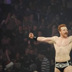 Sheamus and Sin Cara engage in a backstage fight