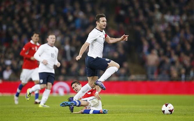 Chelsea’s Frank Lampard confirmed as England’s World Cup vice-captain