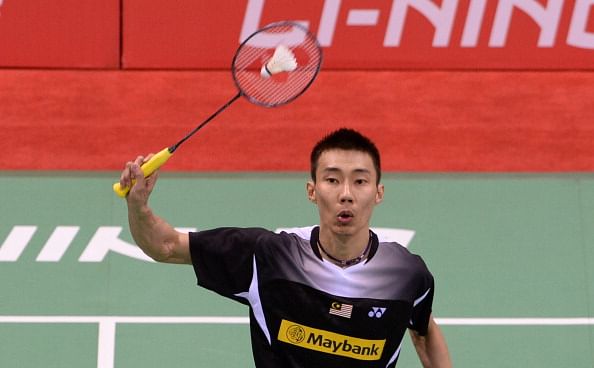 World No.1 Lee Chong Wei does a bhangra with Indian shuttlers