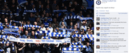 Cardiff City fans mistaken as Chelsea fans by Chelsea's Facebook page