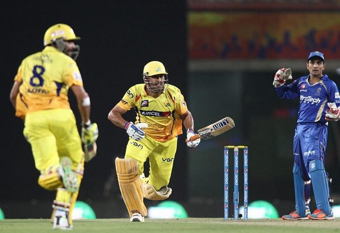 MS Dhoni takes Chennai Super Kings to a clinical win over Rajasthan Royals