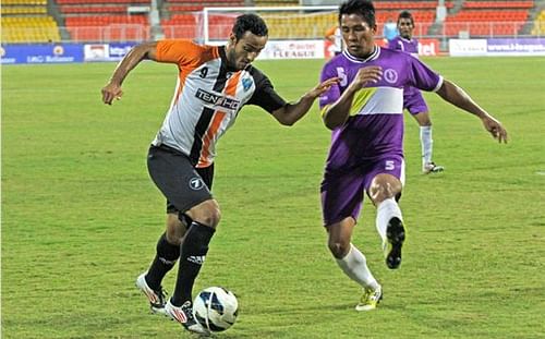 Dhanachandra Singh (no.5) Photo Credit: Mumbai FC