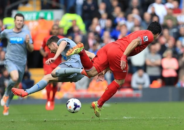 Newcastle United's Paul Dummett receives death threats over Luis Suarez challenge