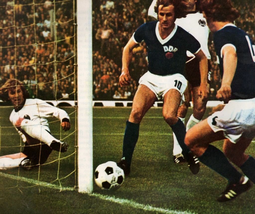 West Germany just could not get past the East German defence