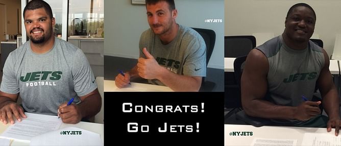 Three Jets Draftees sign deals