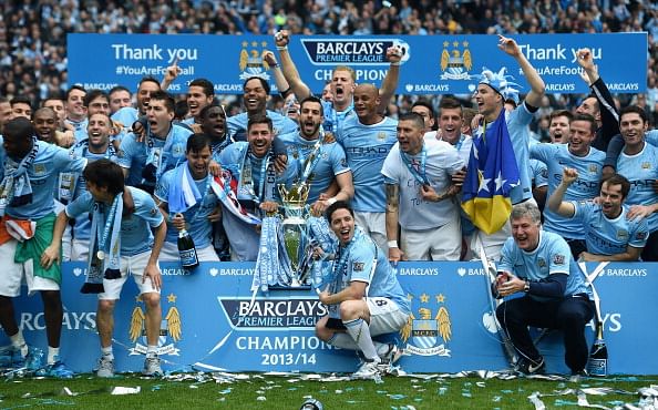 Manchester City crowned Premier League champions 2013-14