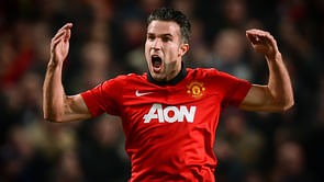 Robin van Persie will stay at Manchester United until his contract expires, says his father