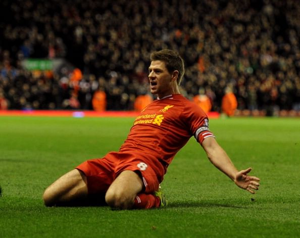 Blind Liverpool fan paints portrait of Steven Gerrard