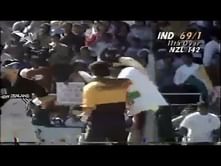 Video: Sachin Tendulkar kissed by fan on cricket field