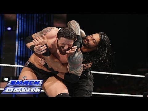 Video: Bad News Barrett vs Roman Reigns on WWE Smackdown