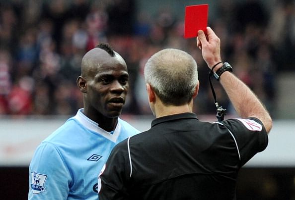 Balotelli was never far away from controversy