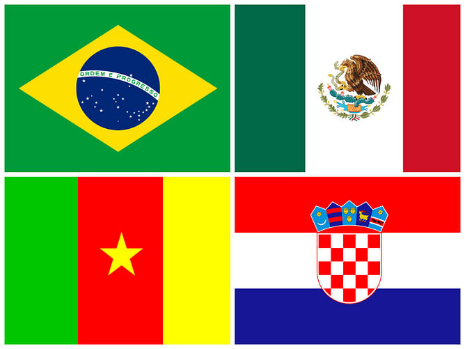 FIFA World Cup 2014: Cameroon vs Brazil and Croatia vs Mexico - Live tweets, goals and highlights