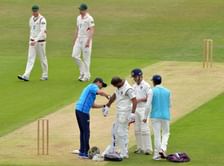 Shikhar Dhawan forced to go off after suffering hand injury during warm-up game