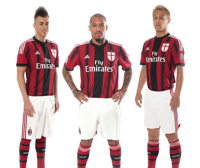 ac milan jerseys over the years