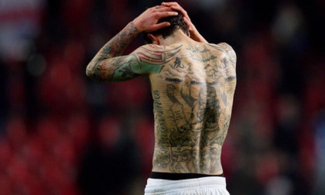 Top Tattoos A football XI of tattooed players