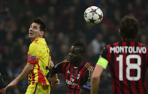 Balotelli claimed he was only second to Lionel Messi at the time