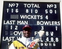 Top 10 individual First-class scores