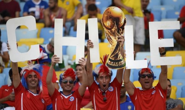 Chilean fan pedals 4,000 km to Brazil for World Cup
