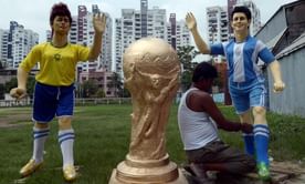 West Bengal's clay artists make models of Neymar, Ronaldo and Messi