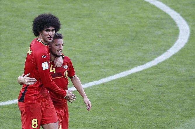 Maroune Fellaini promises to shave off his hair if Belgium win the World Cup