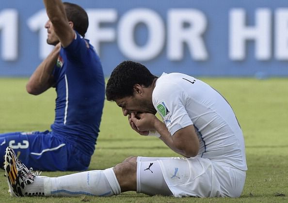 Twitter reacts to the latest Luis Suarez bite from the World Cup