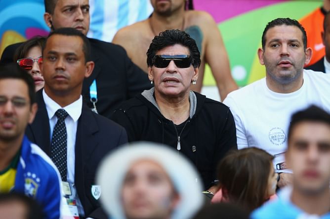 Diego Maradona condemns Luis Suarez's 4-month ban from football