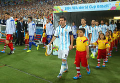 Messi meets the kid whose handshake he accidentally missed!