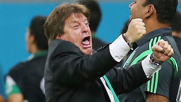 It's official: Mexico's Miguel Herrera is the most passionate manager at the World Cup