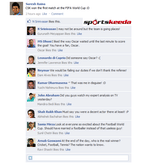 FB Wall: Suresh Raina celebrates Brazil's first win at the World Cup