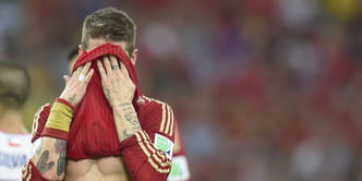 Spain's Ramos asks fans for forgiveness