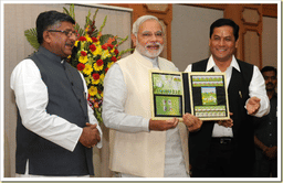 Modi releases commemorative 2014 FIFA World Cup postage stamps