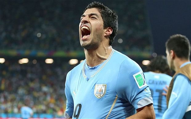 Luis Suarez apologizes to Giorgio Chiellini after the biting incident; apology accepted by Chiellini