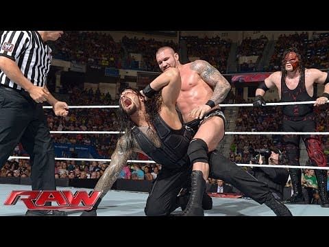 Video: John Cena and Roman Reigns vs Randy Orton and Kane on Raw