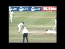 Video: Carl Hooper's strange run-out miss