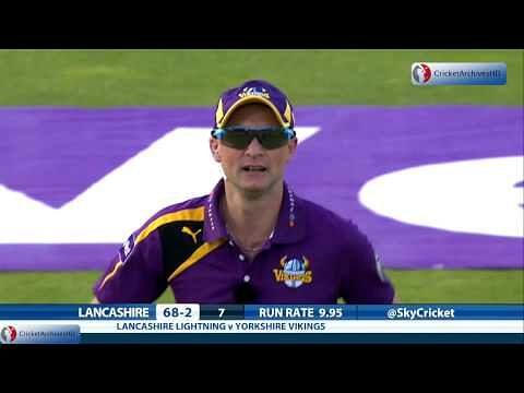 Video: Aaron Finch and Adam Lyth team up once again to pull off an absolute blinder