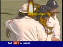 Video: Head-Butt in cricket - unusual rebound catch!
