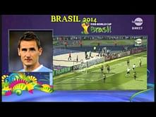 A breakdown of Miroslav Klose's 16 FIFA World Cup goals