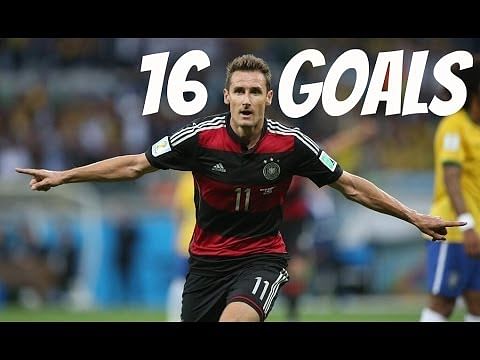 Video: All 16 World Cup goals of Miroslav Klose