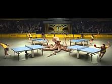 Paul the Octopus plays table tennis with four opponents in Betfair ad