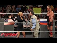 WWE Raw video: Lana slaps Colter to commence Rusev vs Swagger War