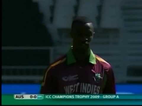 Video: Kemar Roach takes wicket off the first ball of the match - Watson doesn't know what hit him!